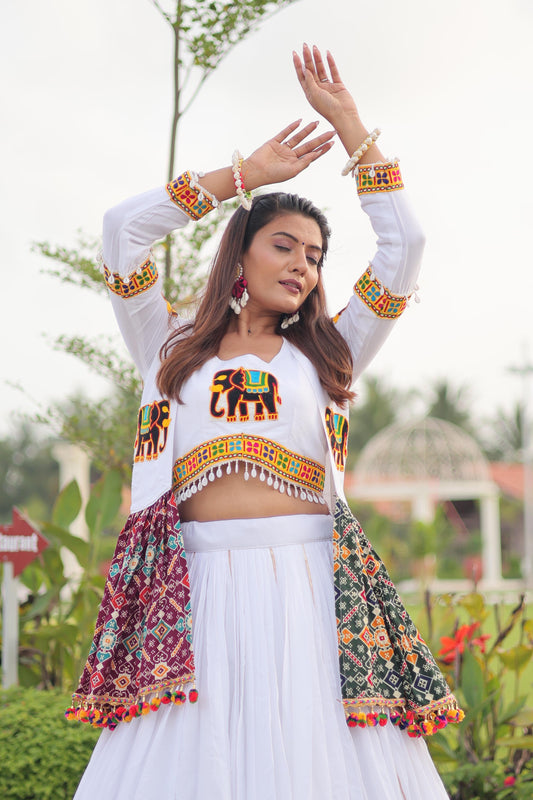 Launching Navratri Special Gamathi Work Lehenga choli