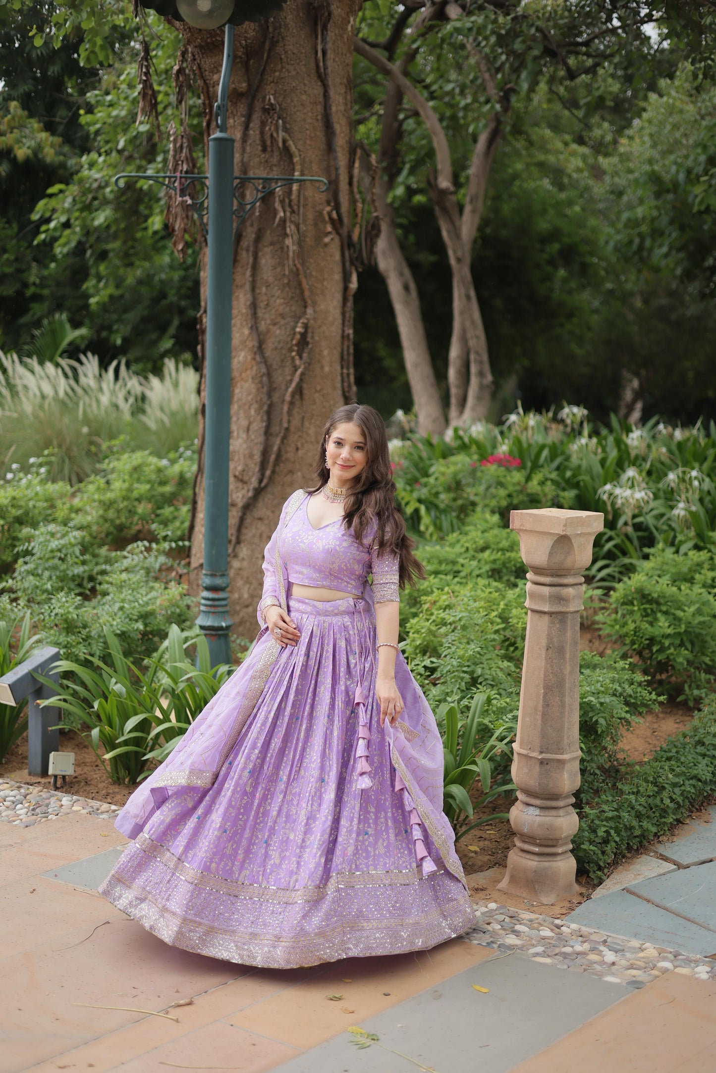 Introducing The Jequard Lehenga