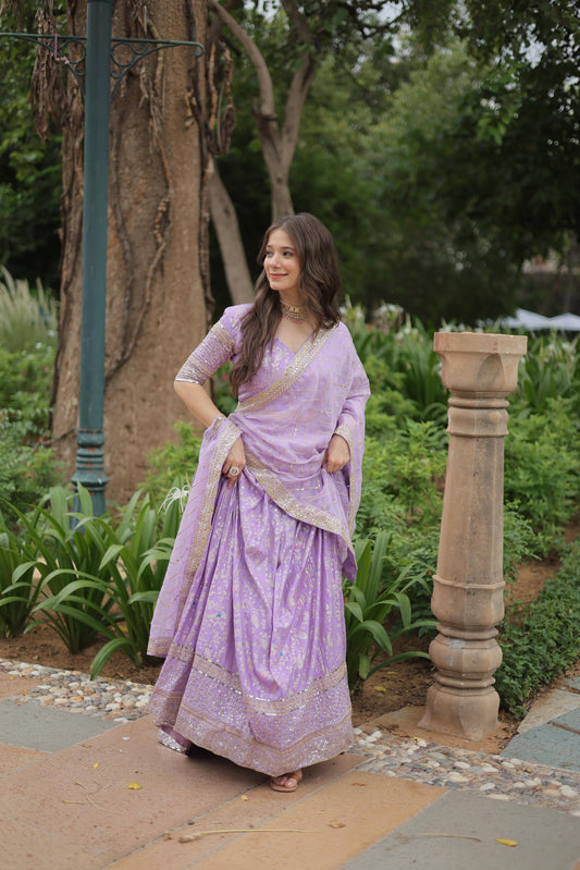 Introducing The Jequard Lehenga