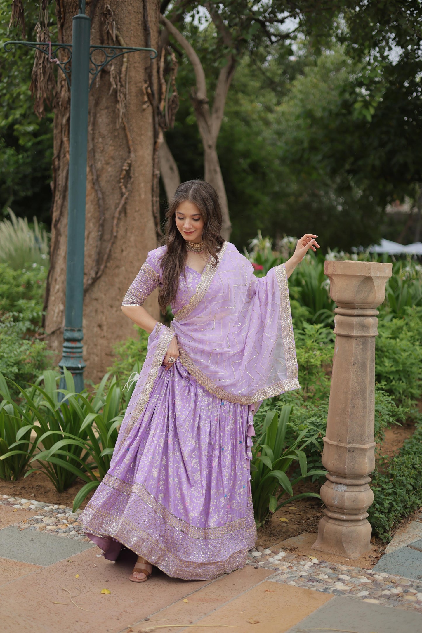 Introducing The Jequard Lehenga