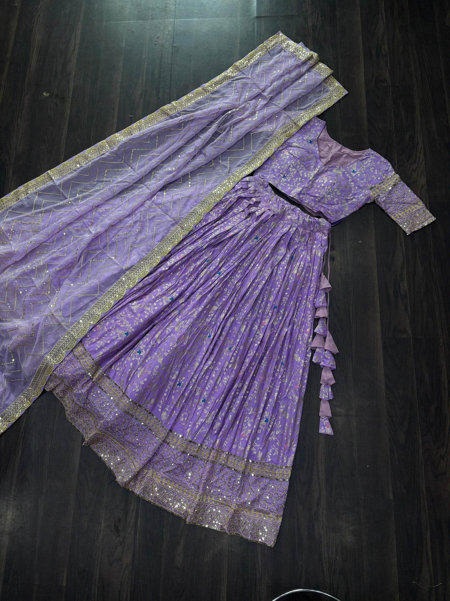Introducing The Jequard Lehenga