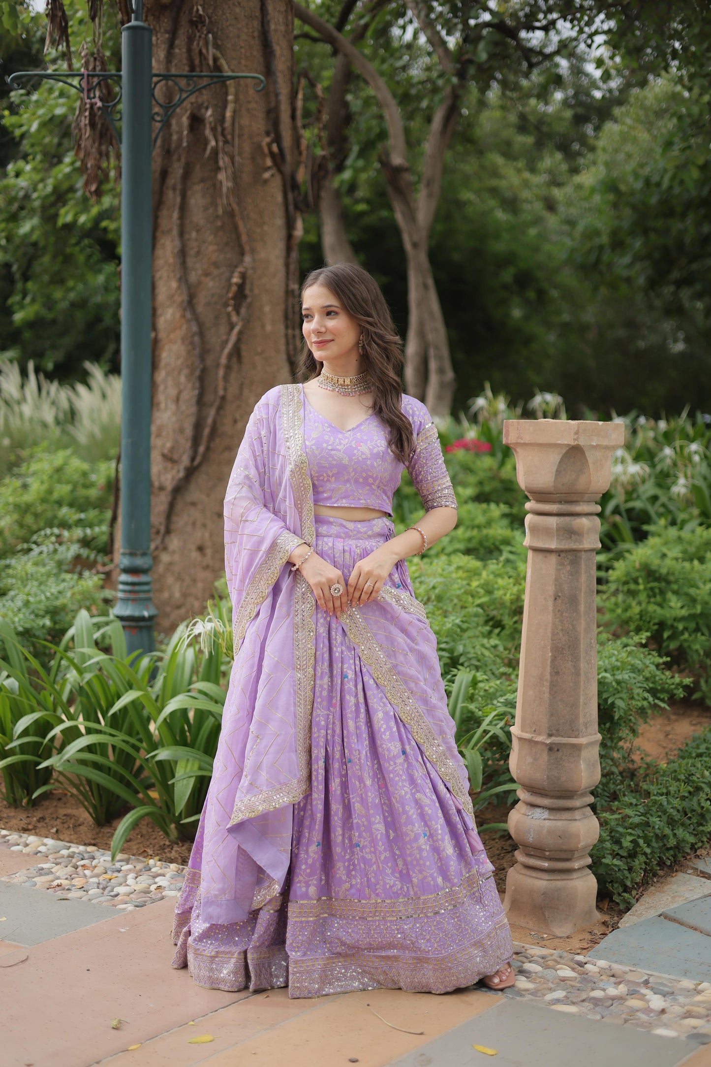 Introducing The Jequard Lehenga