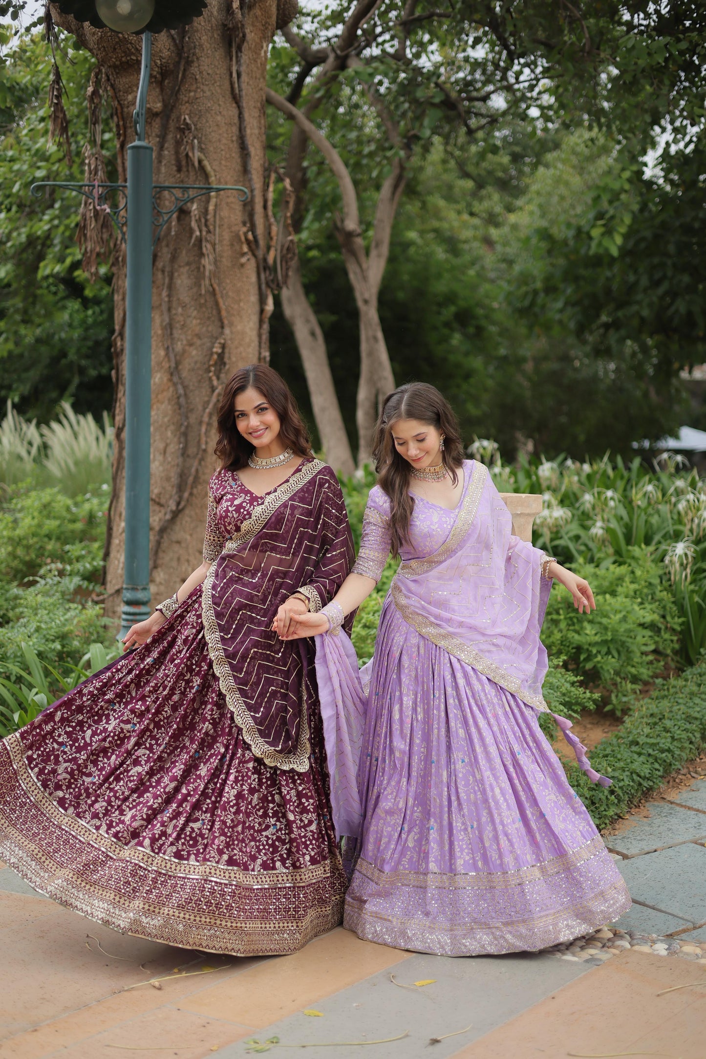 Introducing The Jequard Lehenga
