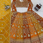 Foux Gorgette Intricate Thread & Sequnce Embroidery Lehenga