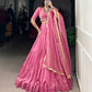 Navratri Ready to Wear Lehenga in Chanderi Silk With 12 Meter Flair