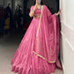 Navratri Ready to Wear Lehenga in Chanderi Silk With 12 Meter Flair