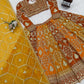 Foux Gorgette Intricate Thread & Sequnce Embroidery Lehenga