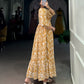 Designer Summer Frock in Georgette With Print Western Dress