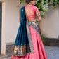 Embroidered Jacquard Silk Lehenga Choli