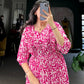 Designer Summer Frock in Georgette With Print Western Dress