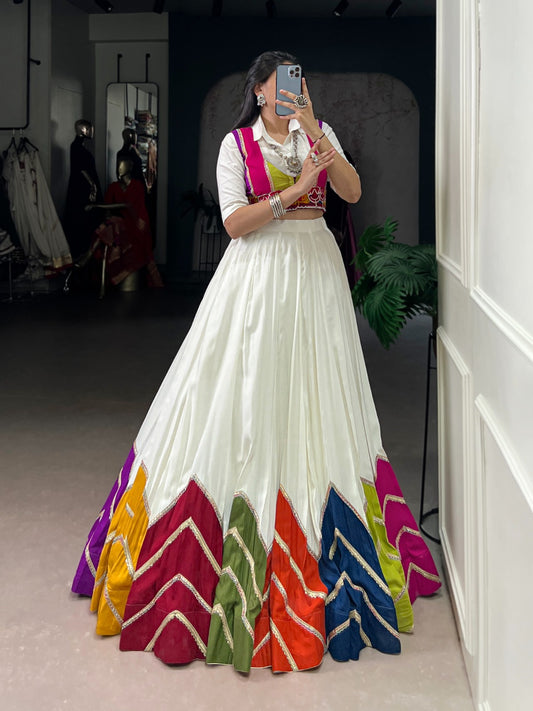Pure Reyon Plain Work Navratri Chaniya Choli