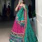 Monarch Latest Ikat Printed Patola Dola Silk Lehenga Choli With Traditiona Dupatta and Separate Blouse Pis