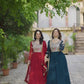 Launching New Party Wear Look Gown Dupatta Set